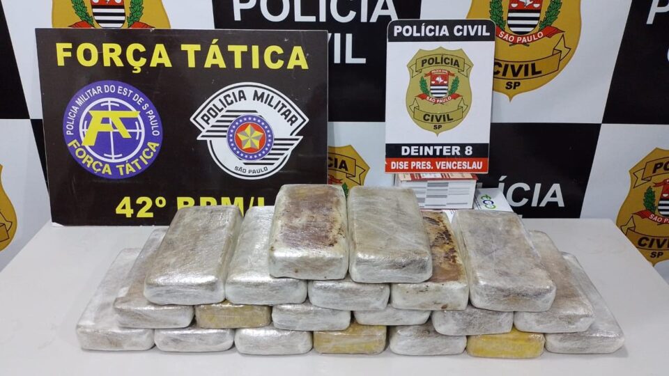 Bolivianas são presas com 22 kg de pasta base de cocaína em Presidente Venceslau