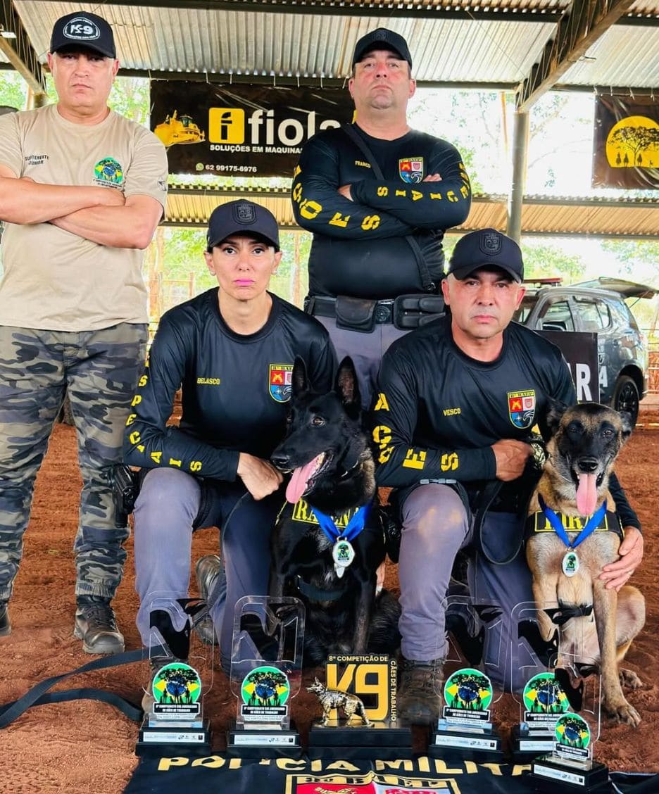 Equipe do 8º BAEP Canil conquista diversos prêmios no Campeonato Sul-Americano