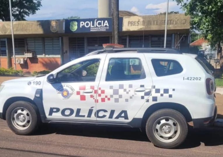 Em surto de fúria, homem ameaça esposa e acaba preso pela PM em Presidente Epitácio