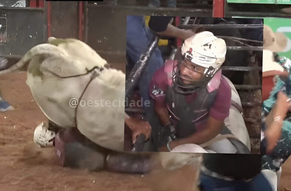 Peão segue internado no Hospital Regional após ser atingido por touro em rodeio de Santo Anastácio