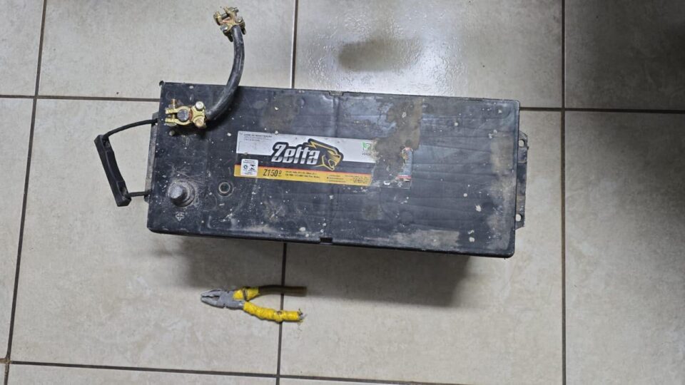 Homem é preso em flagrante por furtar bateria de caminhão em empresa no Distrito Industrial de Presidente Prudente