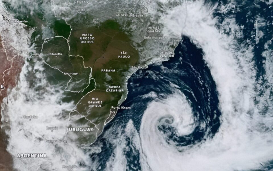 Ciclone extratropical aciona alerta de tempestades; região de Prudente pode sentir efeitos indiretos e Energisa reforça prontidão
