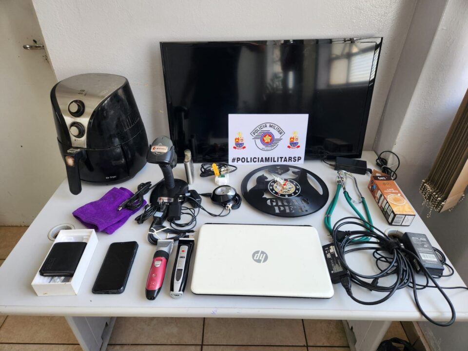 Casal é preso ao tentar furtar clínica veterinária na Vila Comercial, em Prudente