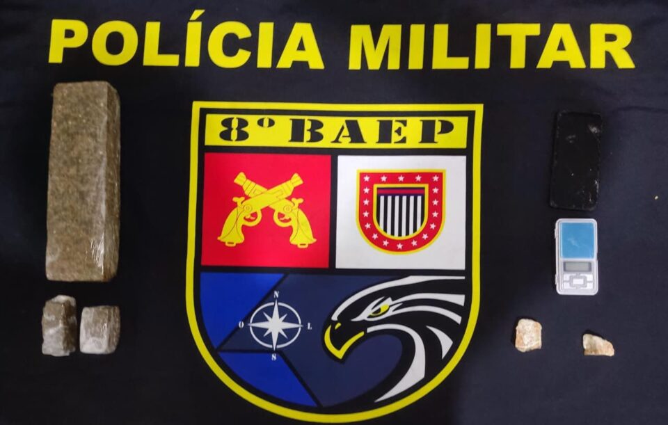 Suspeito tenta fugir, mas é preso com drogas pelo BAEP em Presidente Venceslau