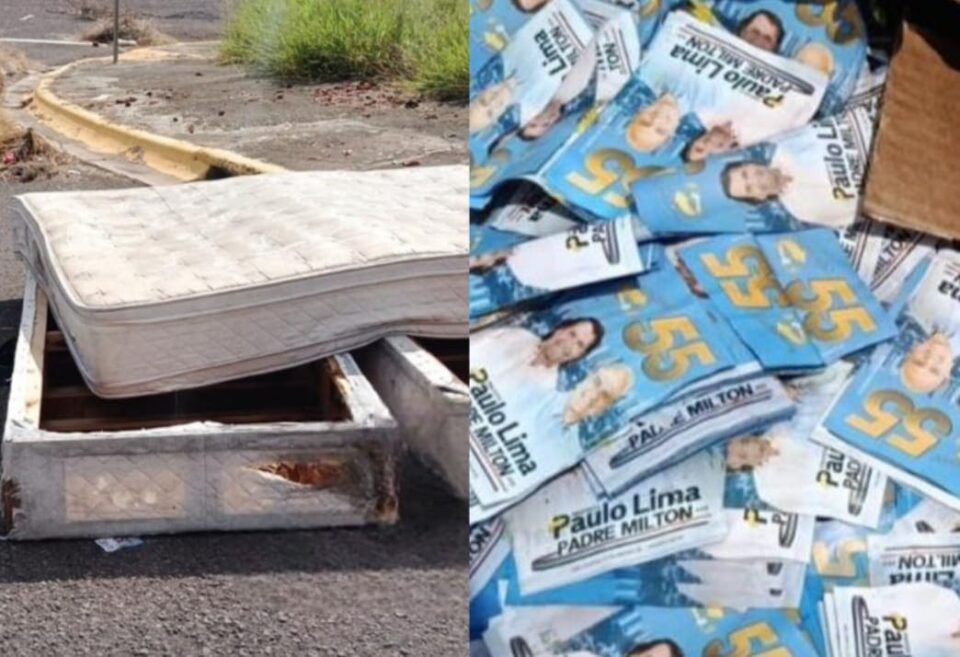 De colchões a santinhos de candidato: descarte irregular em Prudente aumenta e antecipa Cata-Treco