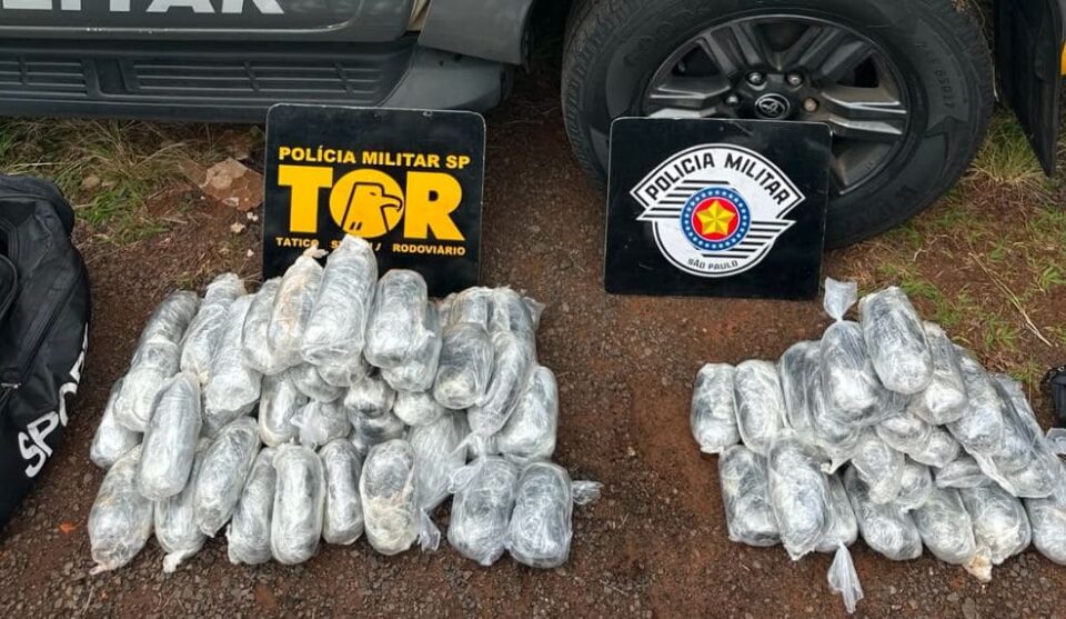 Polícia Rodoviária prende paraguaio com quase 41 kg de droga em Prudente