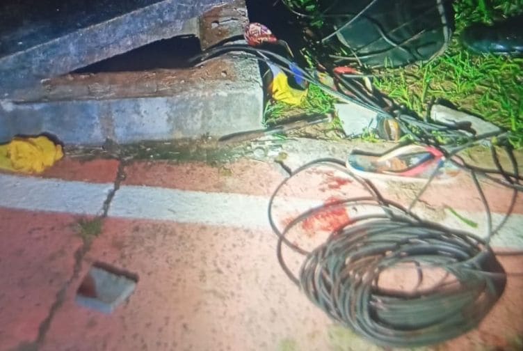 Caseiro reage, contém suspeito e evita furto de fios de praça esportiva