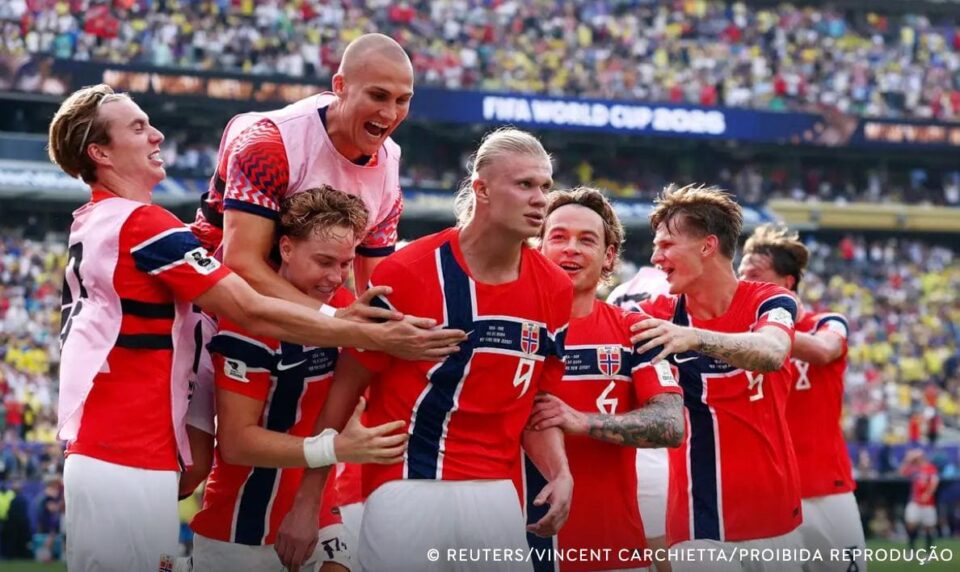 Haaland marca duas vezes, Noruega elimina o Brasil e sonho do hexa é adiado