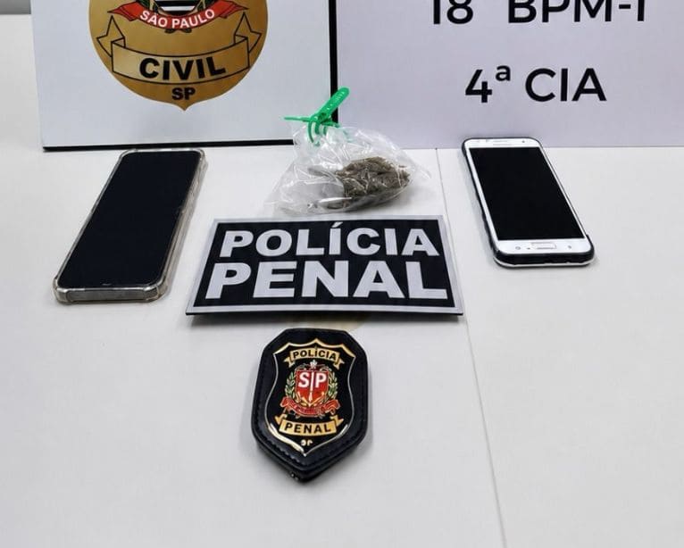 Preso do regime semiaberto é flagrado com maconha e revela esquema de tráfico