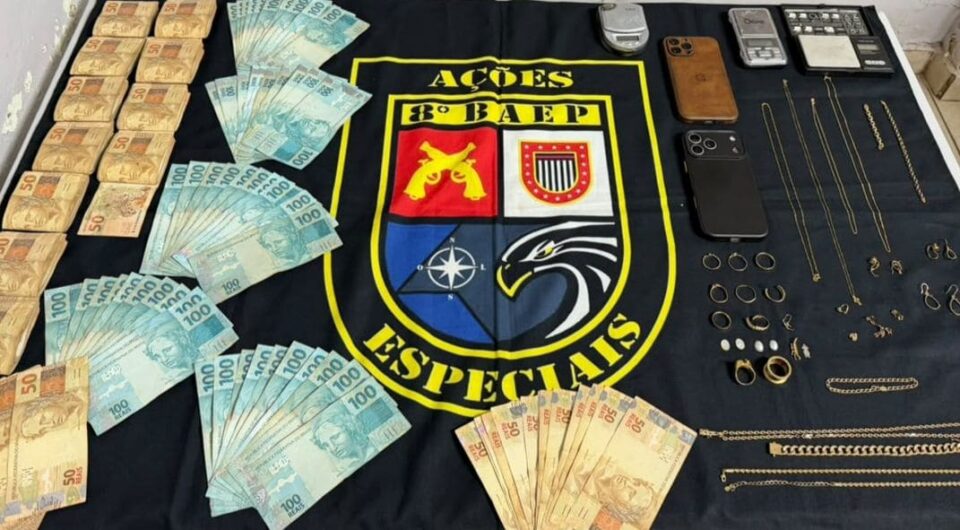 BAEP prende dupla e recupera joias avaliadas em R$ 113 mil em Presidente Prudente