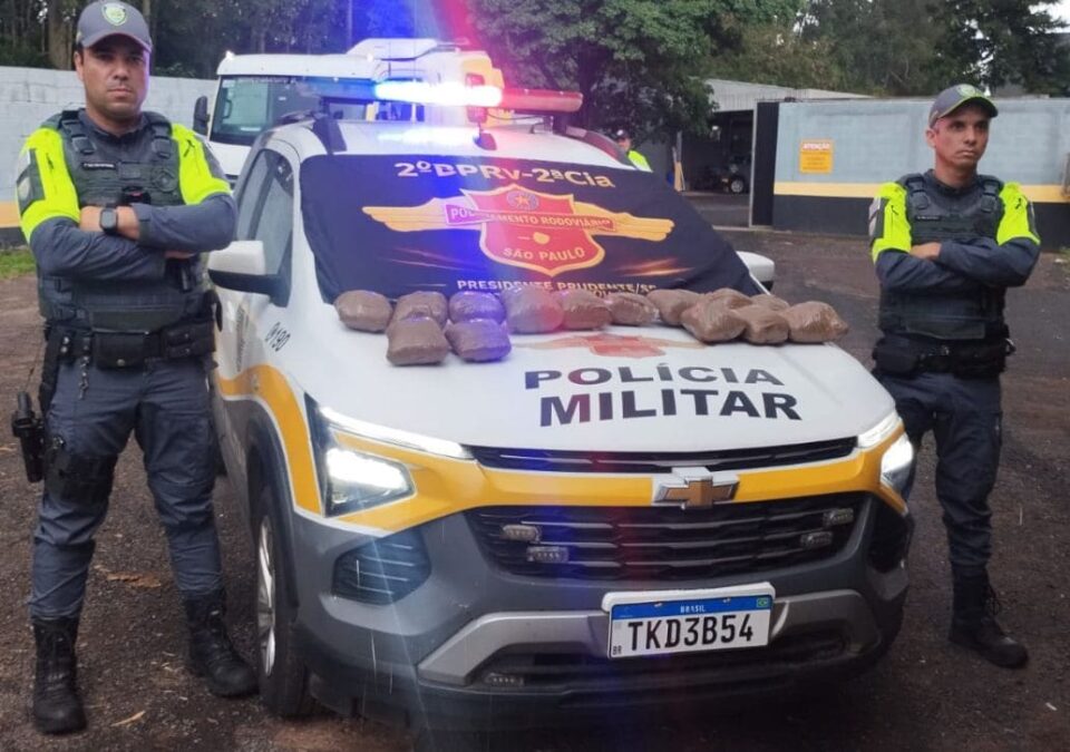 Polícia apreende 5,2 kg de skunk em mala de passageiro na Raposo Tavares